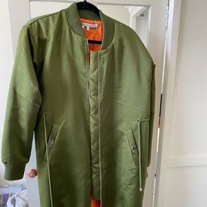 English Factory Oversized Bomber Jacket